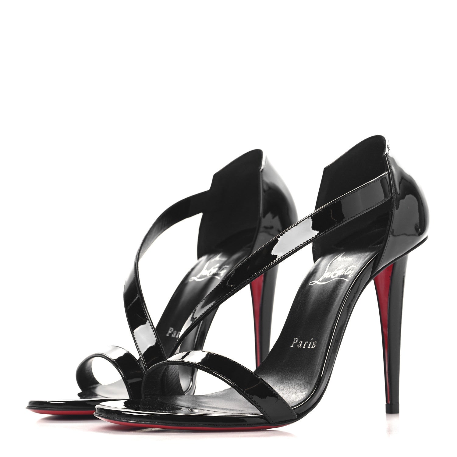Christian Louboutin Patent Astridal 100 Pumps 38 Black 4 of 9