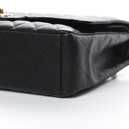 Chanel Caviar Quilted Maxi Double Flap Black 10 of 13
