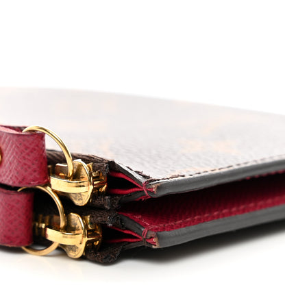 Louis Vuitton Monogram Adele Compact Wallet Fuchsia 8 of 9