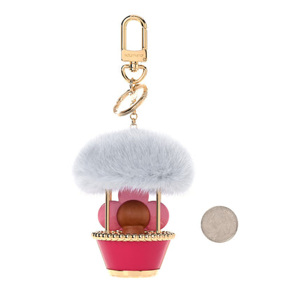 Louis Vuitton Mink Fur Fun Fair Big Wheel Bag Charm Key Holder 2 of 4