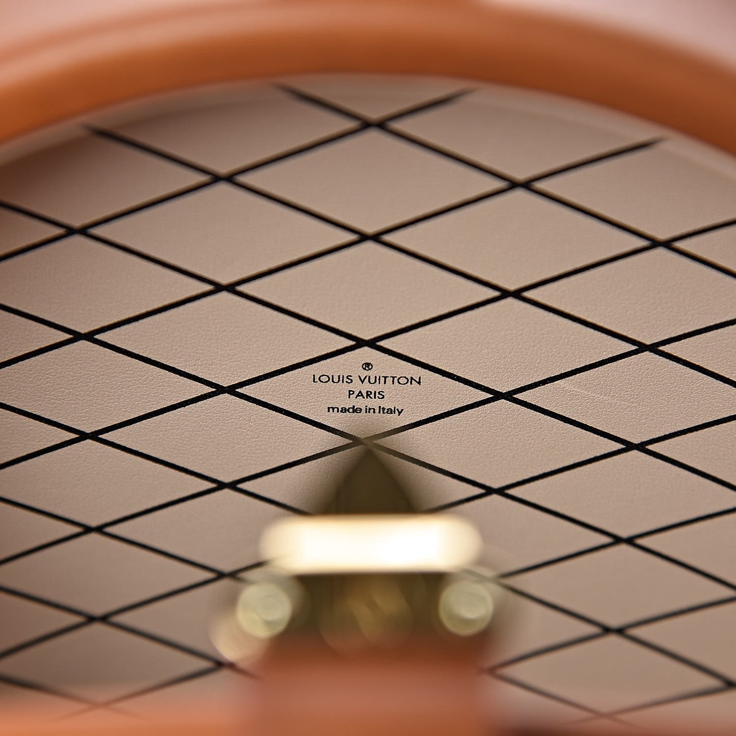Calfskin Catogram Petite Boite Chapeau Tan