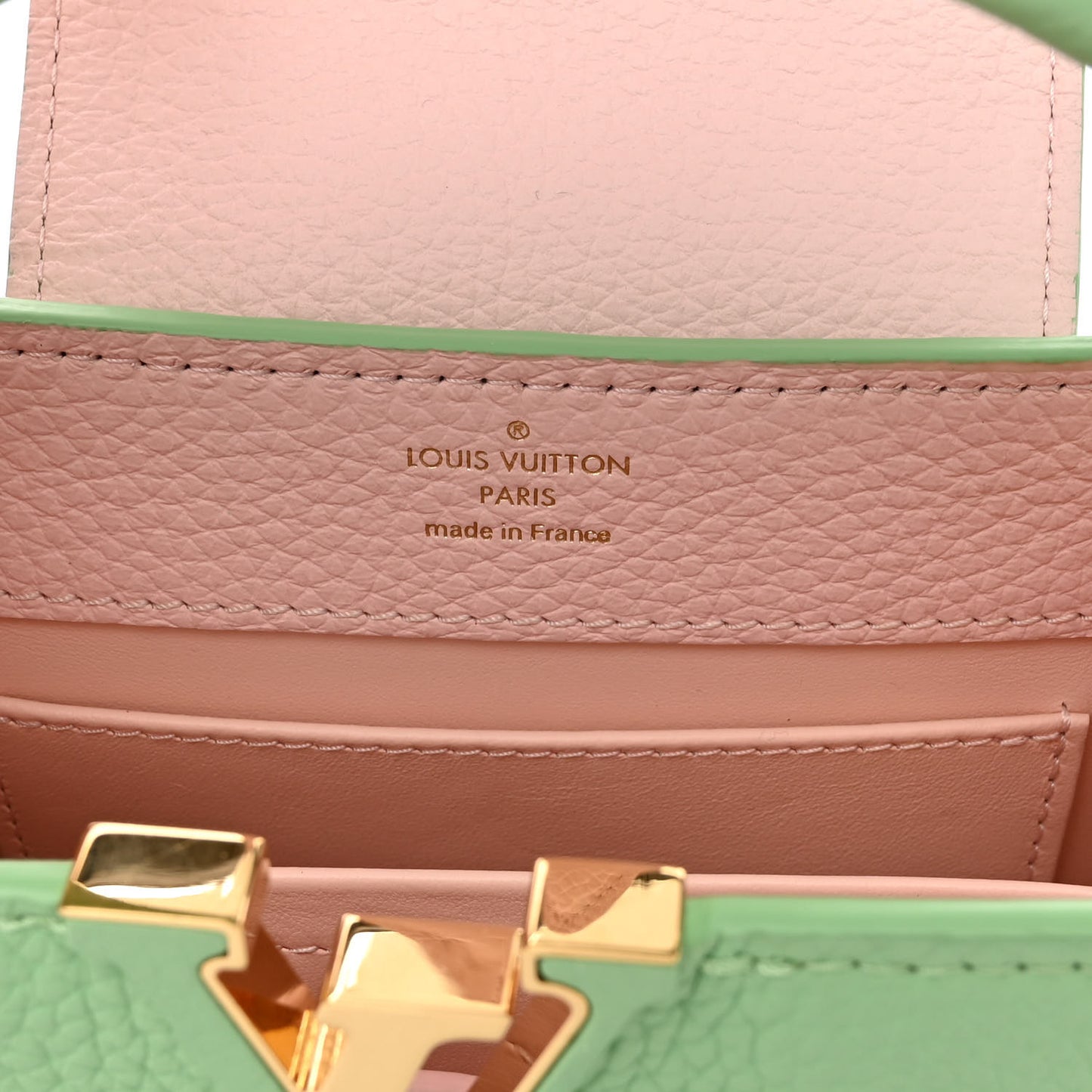 Taurillon Mini Capucines Vert Pomme