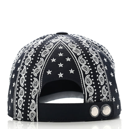 Hermes Cotton Serena Bandana Cap 56 Marine 5 of 9