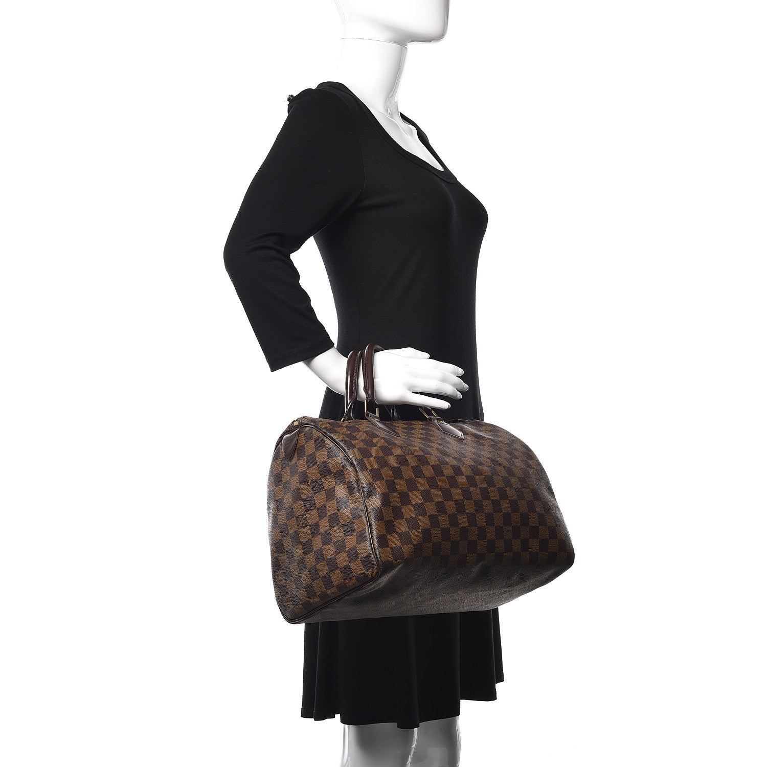 Louis Vuitton Damier Ebene Speedy 35 2 of 14