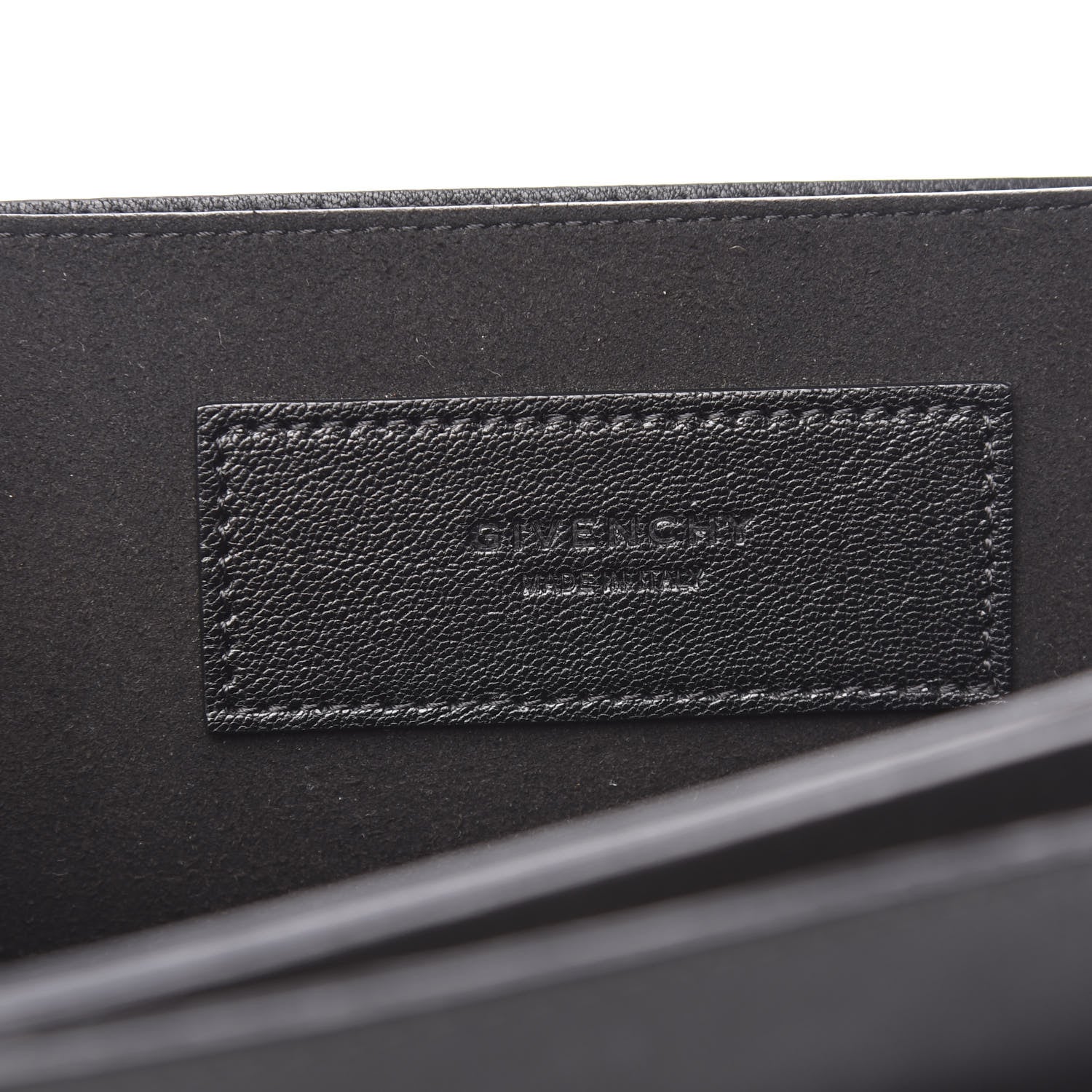 Givenchy Sugar Goatskin Medium GV3 Shoulder Bag Black 6 of 10