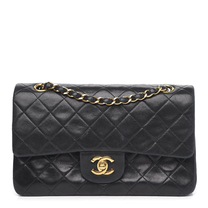 Chanel Lambskin Quilted Small Double Flap Black 1 of 16