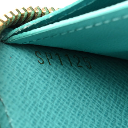 Louis Vuitton Monogram Clemence Wallet Turquoise 7 of 11