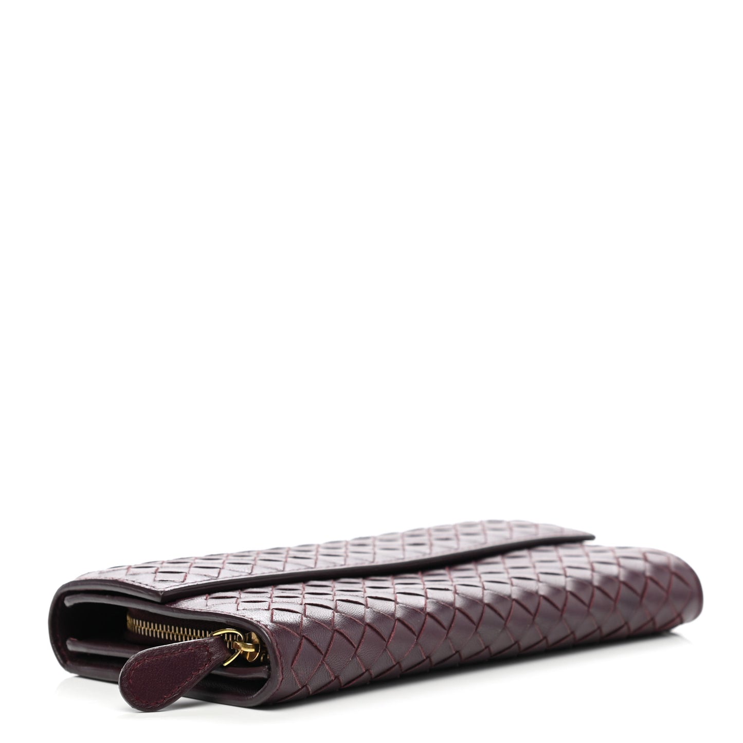 Nappa Intrecciato Continental Flap Wallet Opera