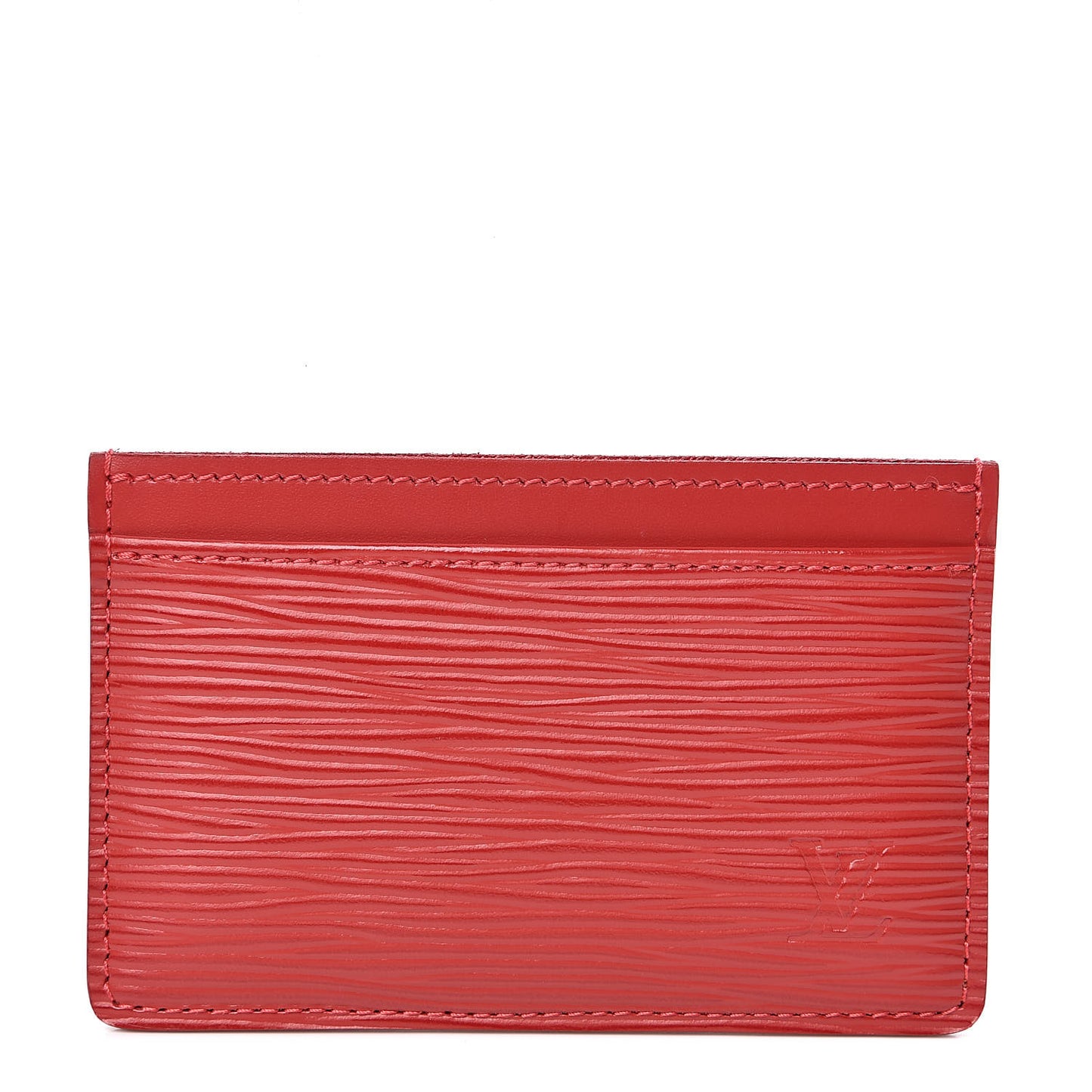 Epi Card Holder Carmine