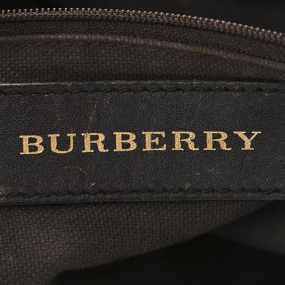 Burberry Haymarket Check Medium Golderton Tote Chocolate 7 of 13