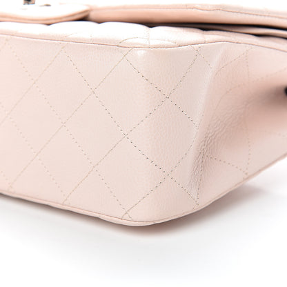 Chanel Caviar Quilted Jumbo Double Flap Pink 10 of 13