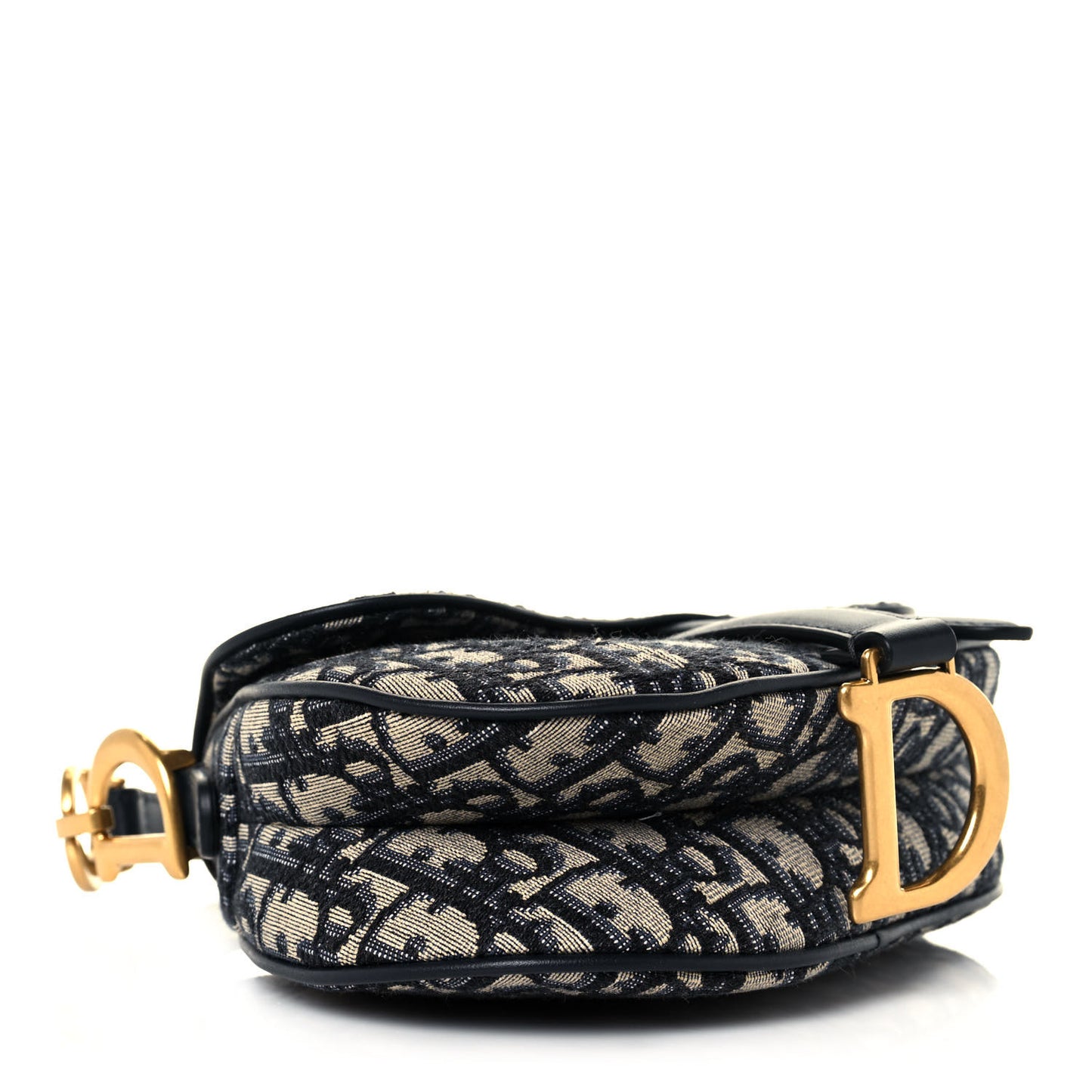 Oblique Mini Saddle Bag Blue