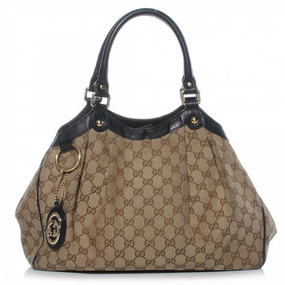 Gucci Monogram Medium Sukey Ebony 1 of 7