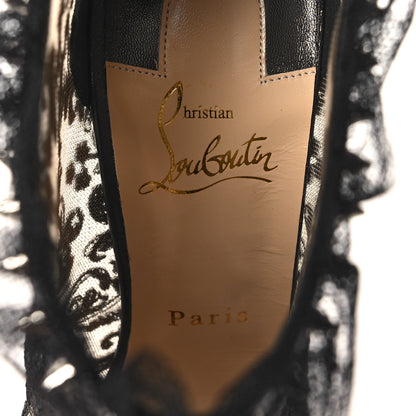 Christian Louboutin Lace Studded Pigalle 100 Booties 39.5 Black 7 of 8