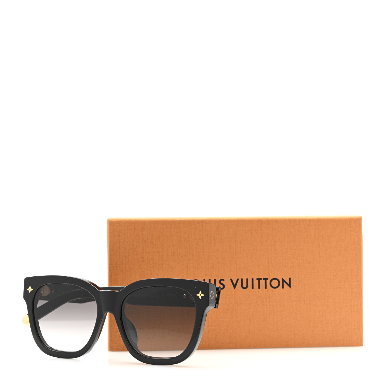 Louis Vuitton Acetate My Monogram Square Sunglasses Z1523E Black 7 of 7