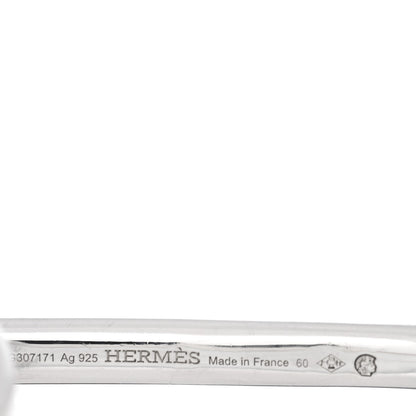Hermes Sterling Silver Chaine D'Ancre Punk Triple Ring 60 9 4 of 4