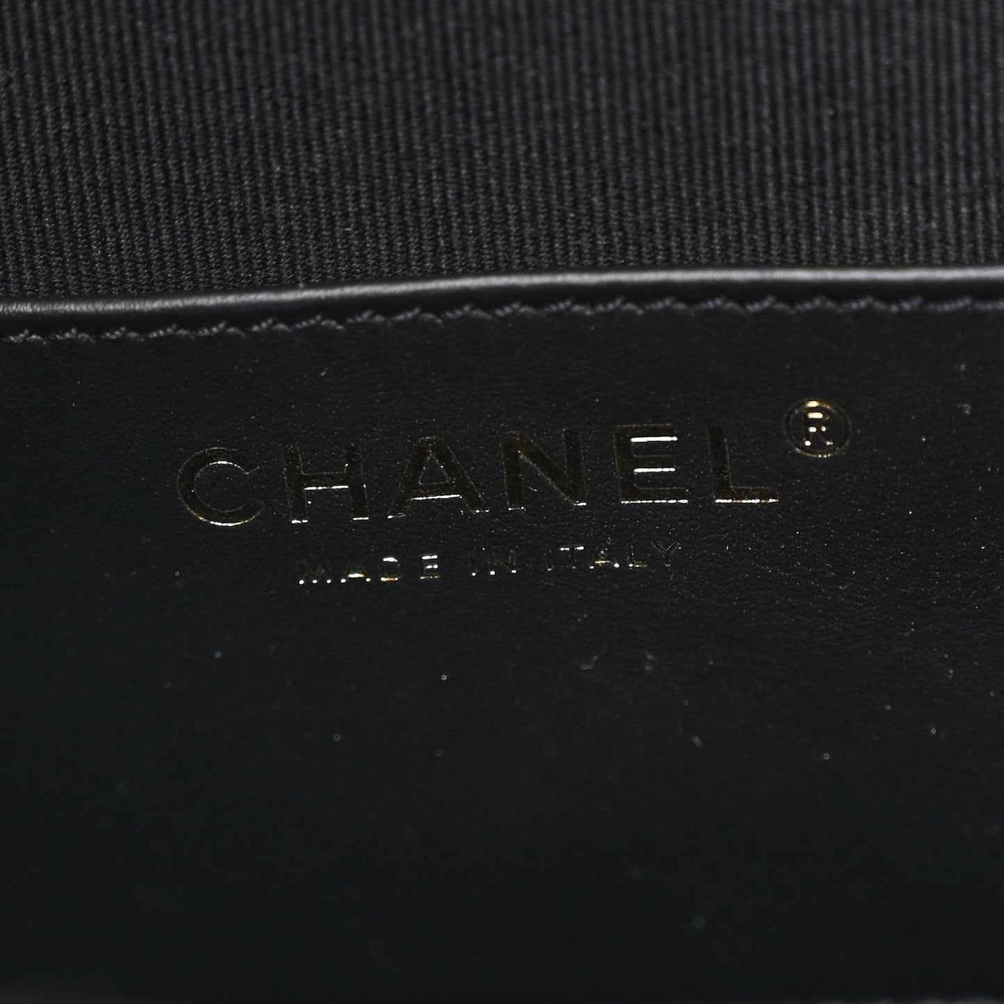 Shiny Crumpled Calfskin Quilted Medium Chanel 25 Handbag Black