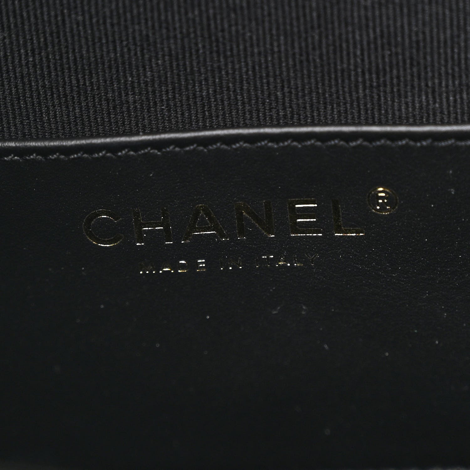 Chanel Shiny Crumpled Calfskin Quilted Medium Chanel 25 Handbag Black 6 of 10
