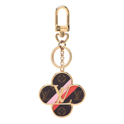 Louis Vuitton Metal Monogram Into The Flower Bag Charm Key Holder 1 of 6