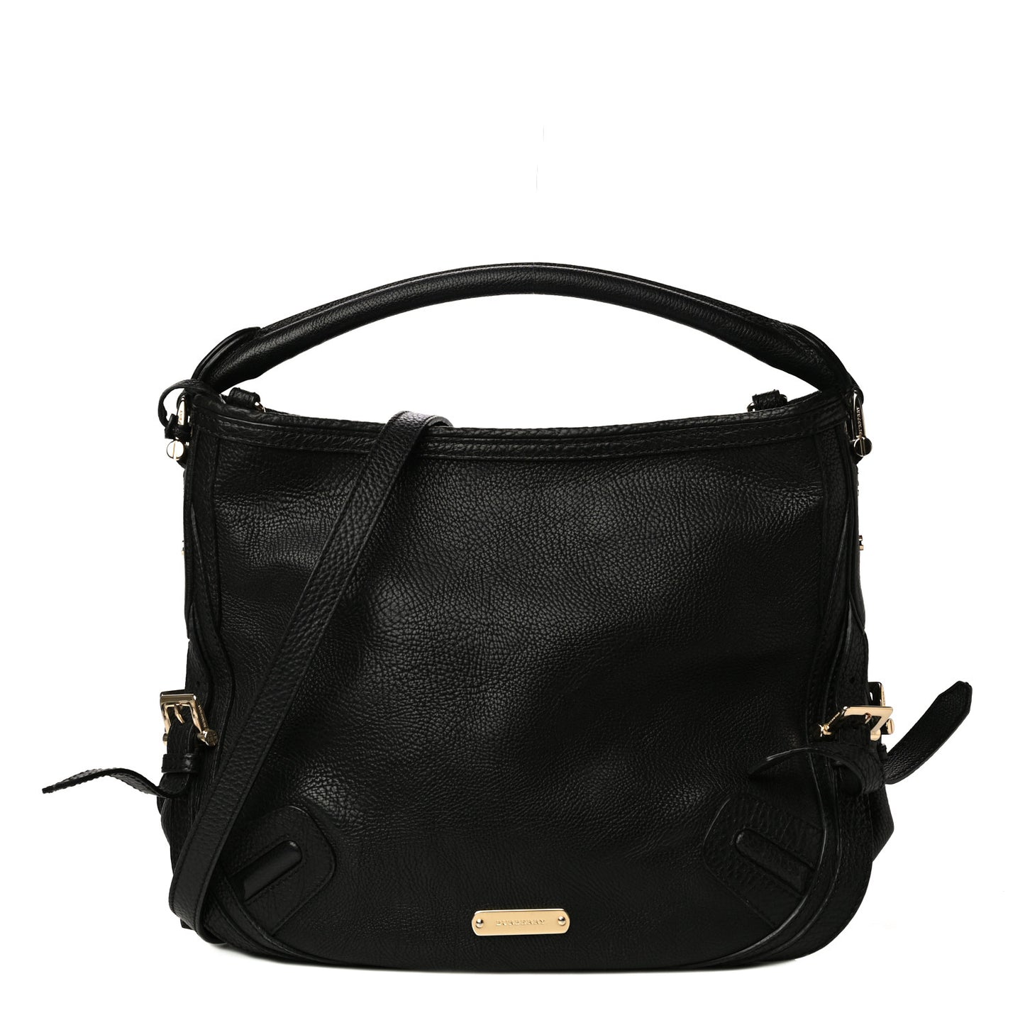 Calfskin Hobo Black