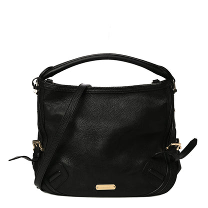 Burberry Calfskin Hobo Black 1 of 10