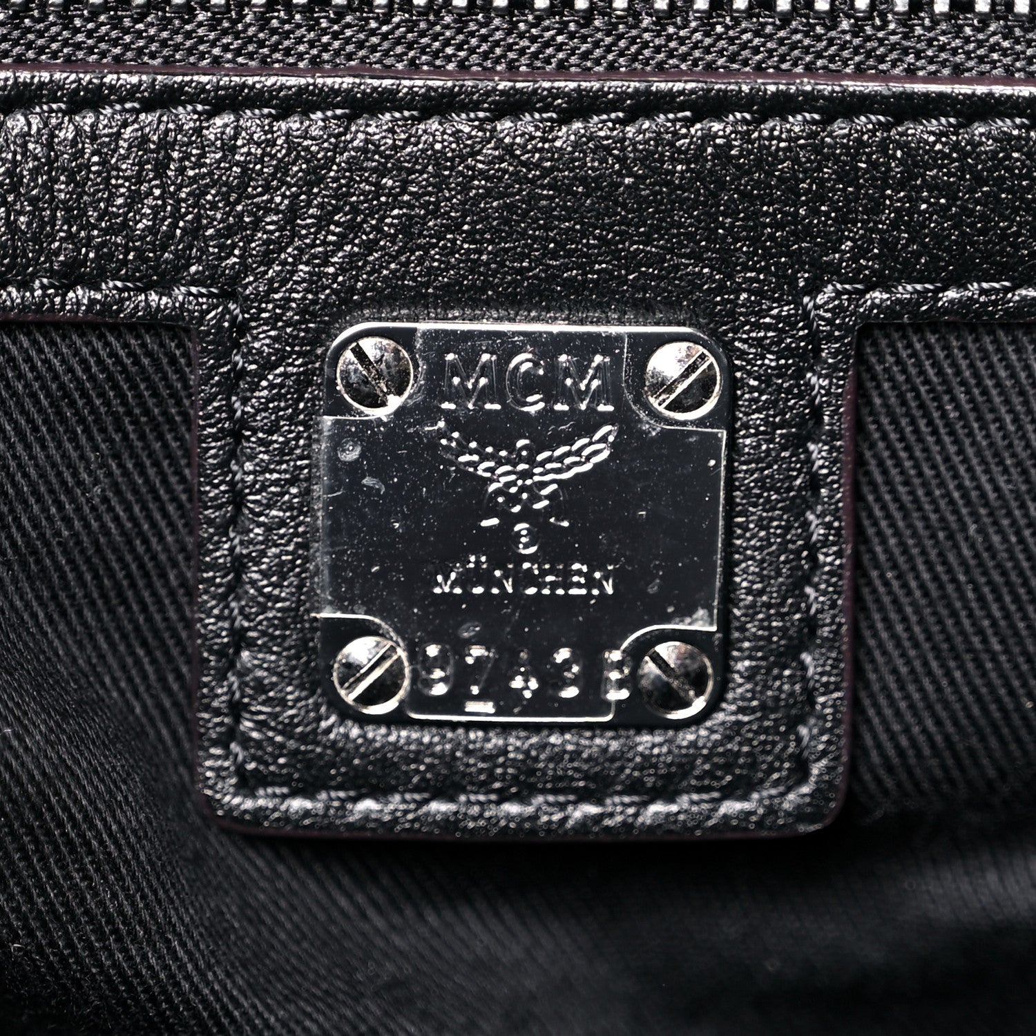 MCM Calfskin Ottomar Large Klara Hobo Black 6 of 14