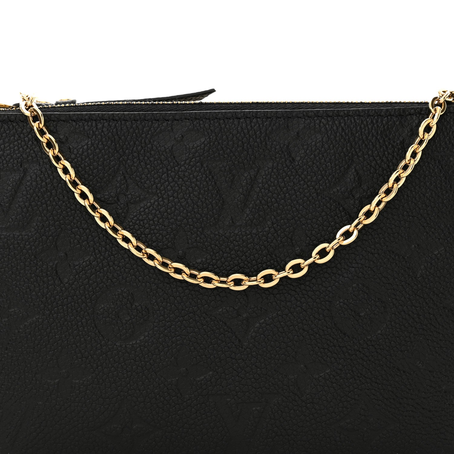 Louis Vuitton Empreinte Double Zip Pochette Black 8 of 14