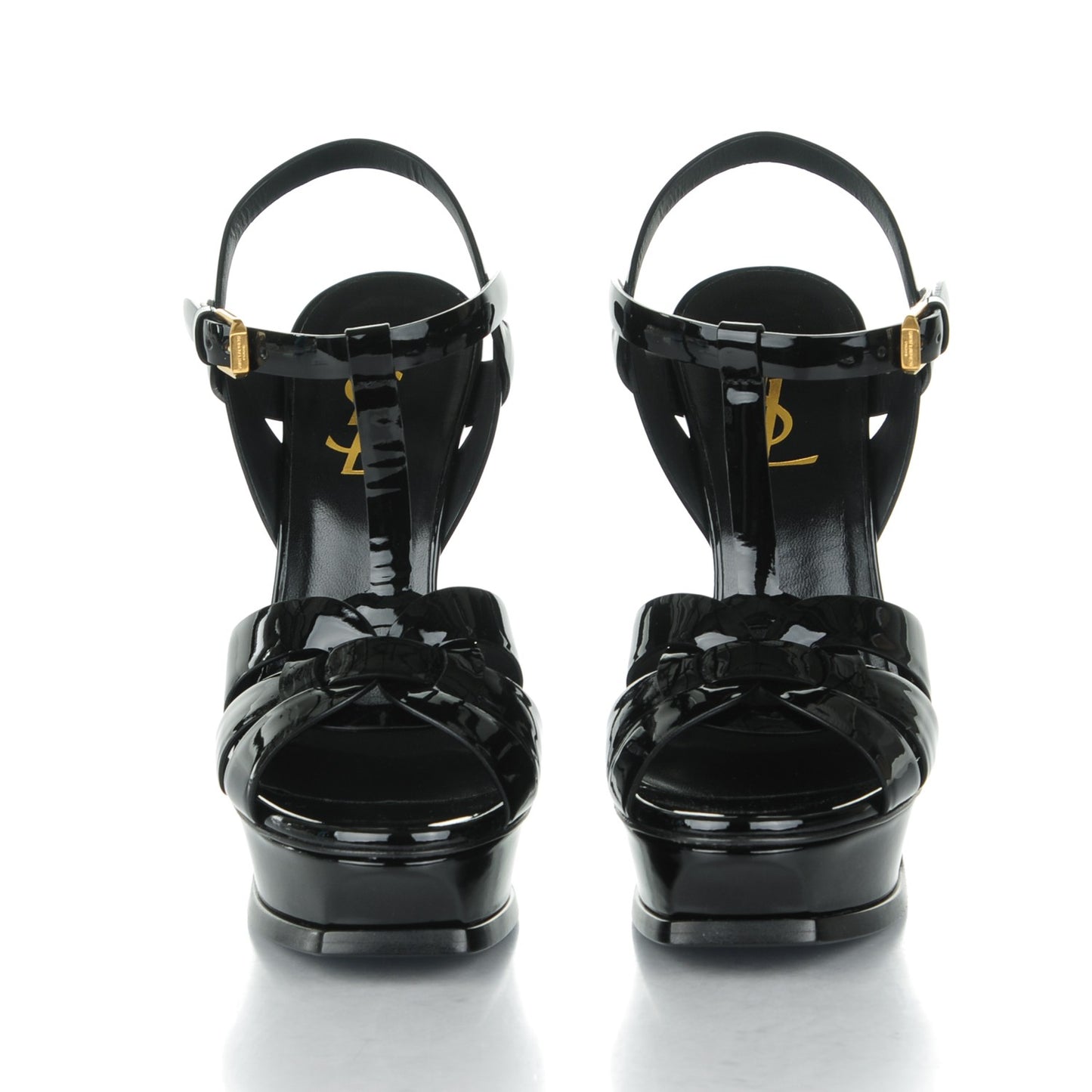 Patent Tribute 105 Platform Sandals 36 Black
