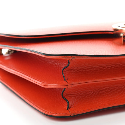 Gucci Dollar Calfskin Interlocking G Shoulder Bag Sun Orange 8 of 10