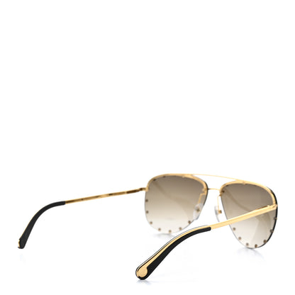 Louis Vuitton The Party Aviator Gradient Sunglasses Z0914U Brown 4 of 9
