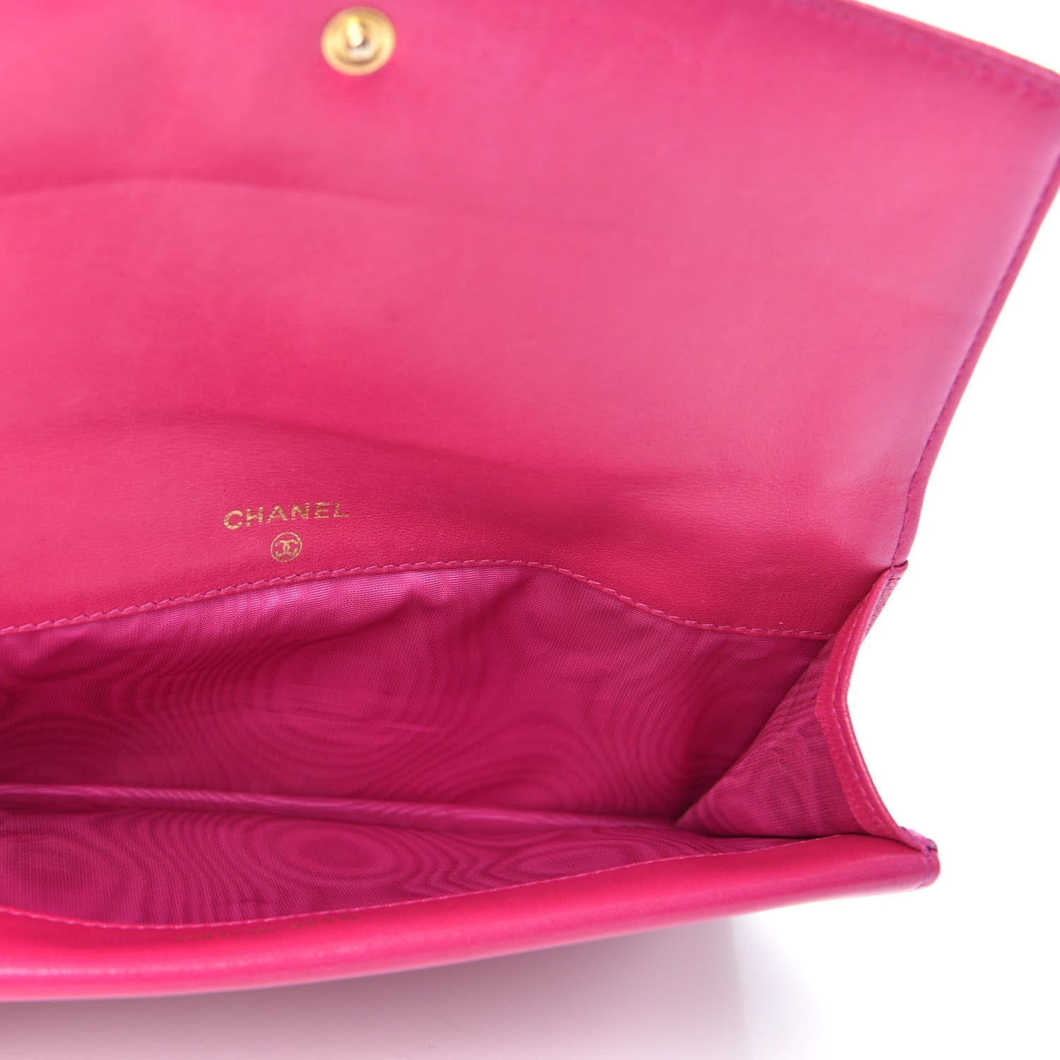 Chanel Caviar Timeless CC Wallet Dark Fuchsia 5 of 9