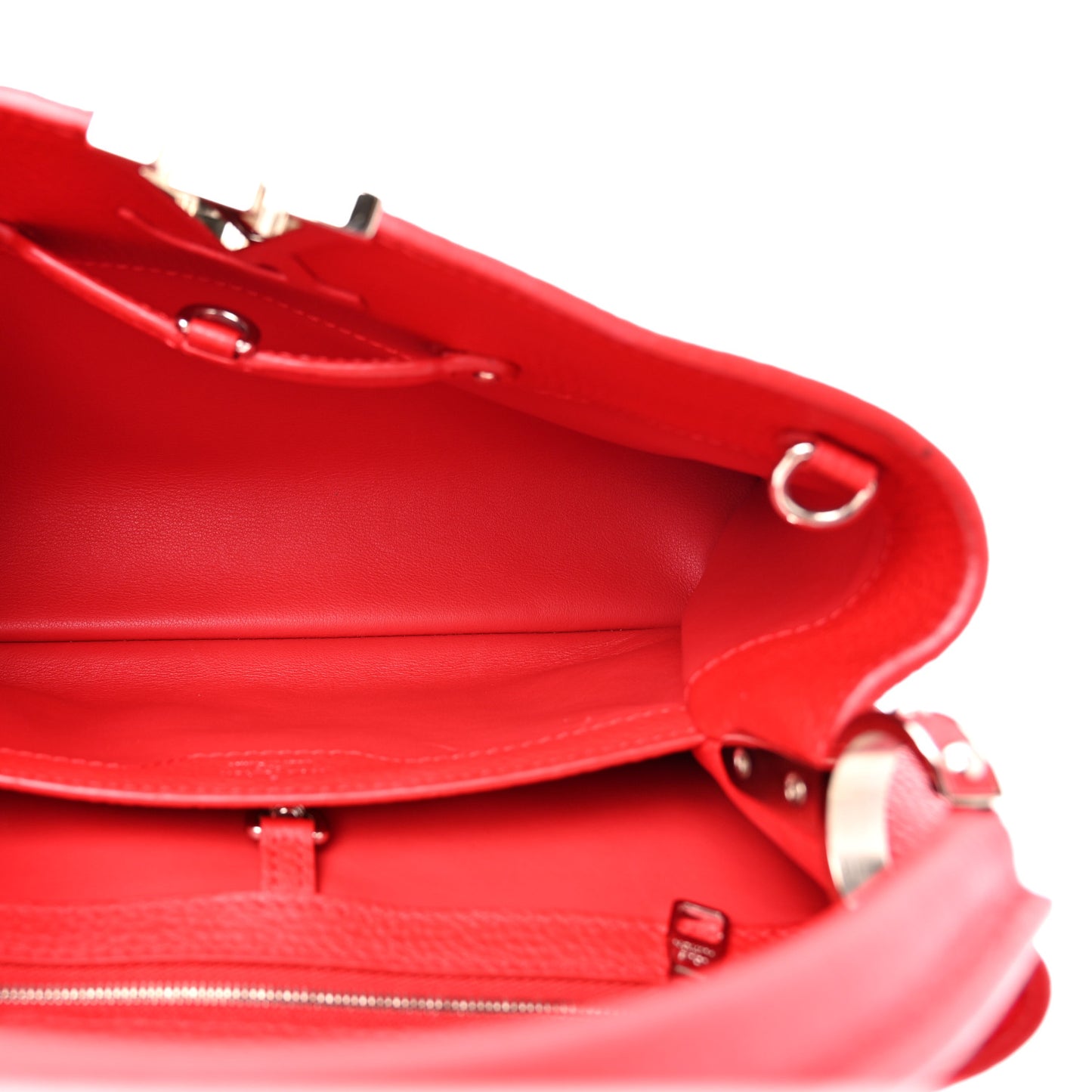 Taurillon Capucines PM Rubis