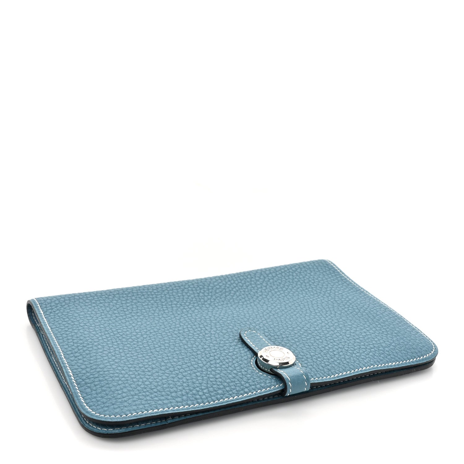Hermes Togo Dogon Duo Wallet Blue Jean 5 of 10