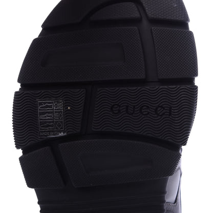 Gucci X SEGA Nappa Mesh Mens Aguru Sandals 9 Loess Black 8 of 10