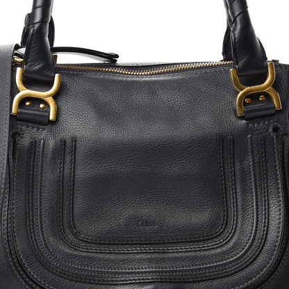 Chloe Calfskin Medium Marcie Satchel Black 13 of 13