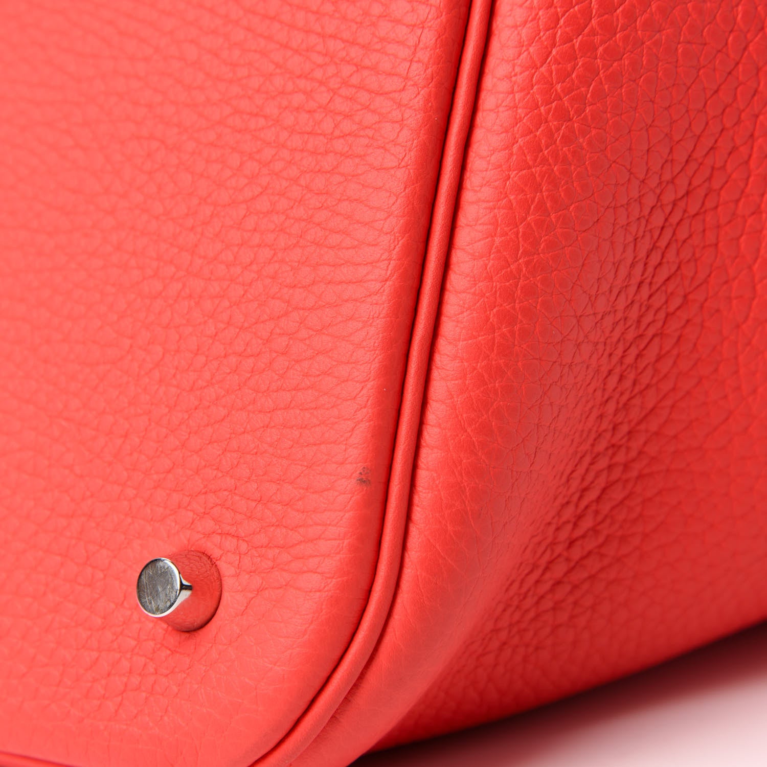 Hermes Taurillon Clemence Picotin Lock 26 GM Bougainvillea 8 of 11