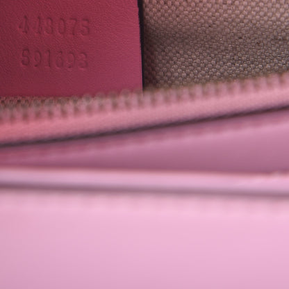 Gucci Calfskin Bamboo Web Embroidered Medium Dionysus Top Handle Bag Pink 7 of 7