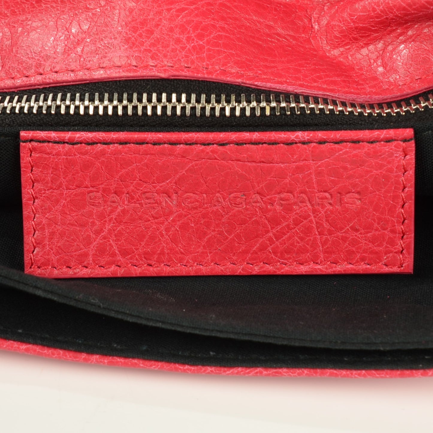 Agneau Giant 12 Silver Hardware Envelope Clutch Rose Thulian