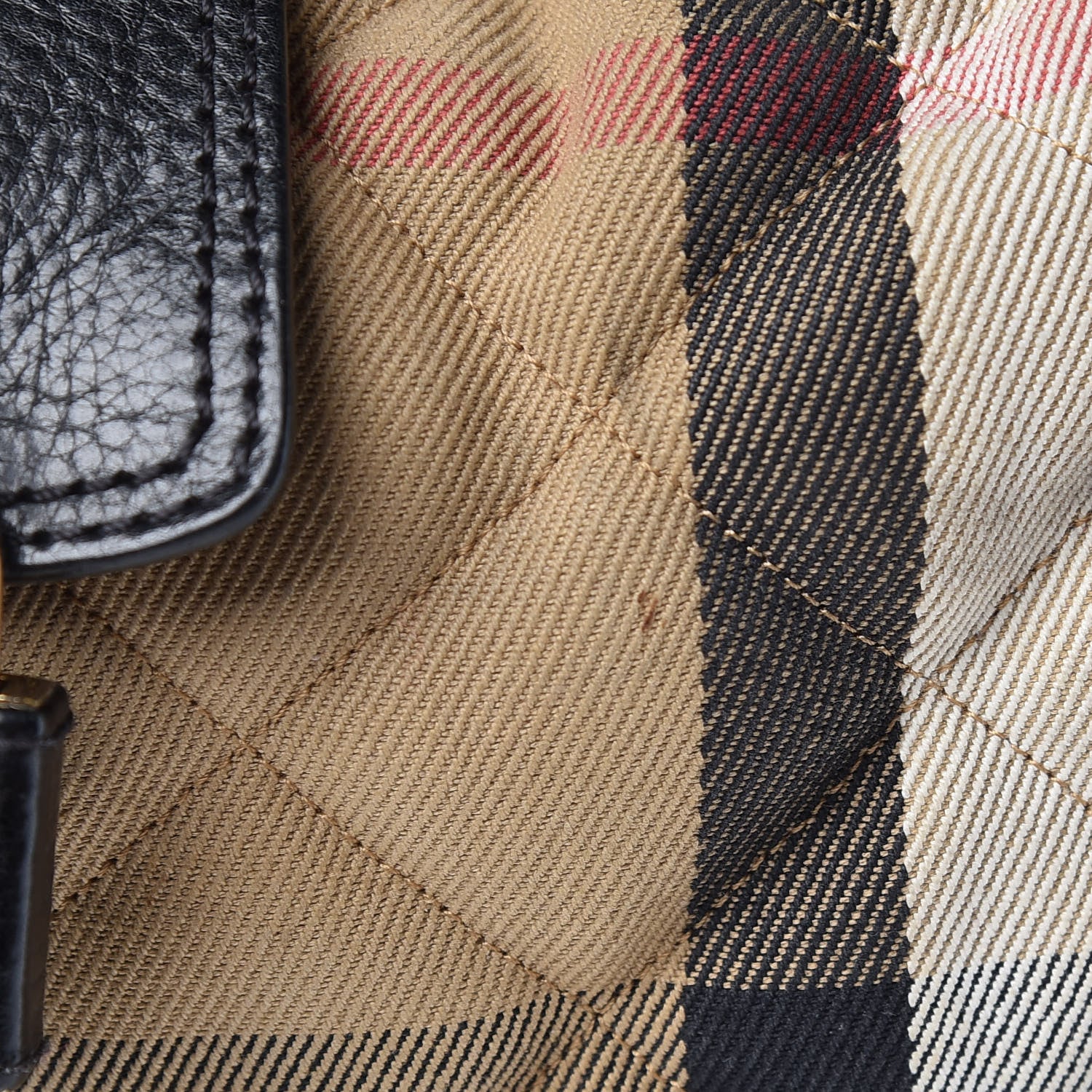 Burberry House Check Quilted Brook Hobo 10 of 12