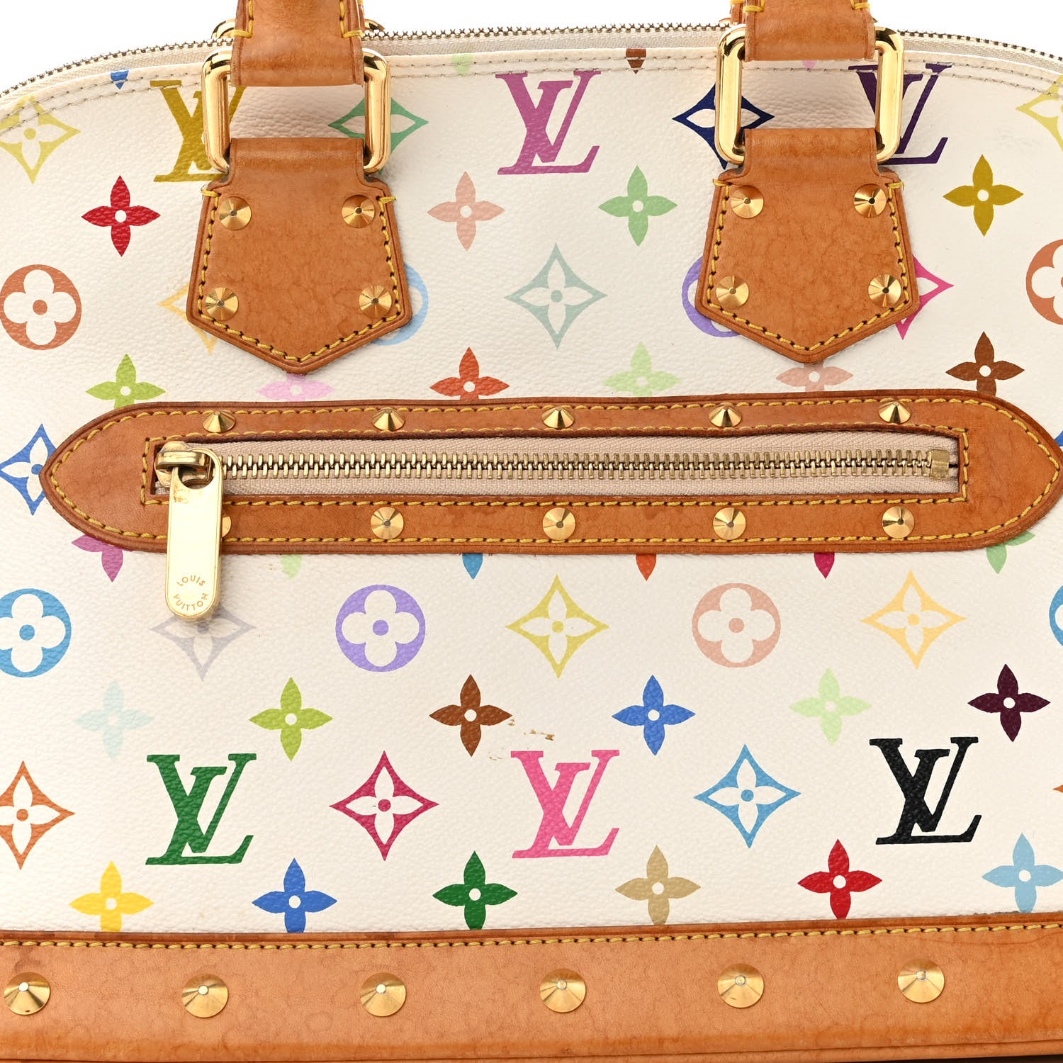 Louis Vuitton Monogram Multicolor Alma White 7 of 12
