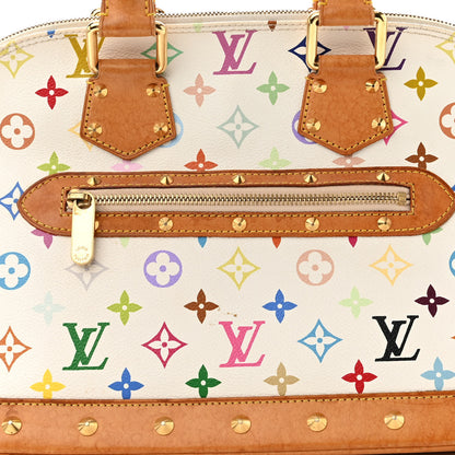 Louis Vuitton Monogram Multicolor Alma White 7 of 12