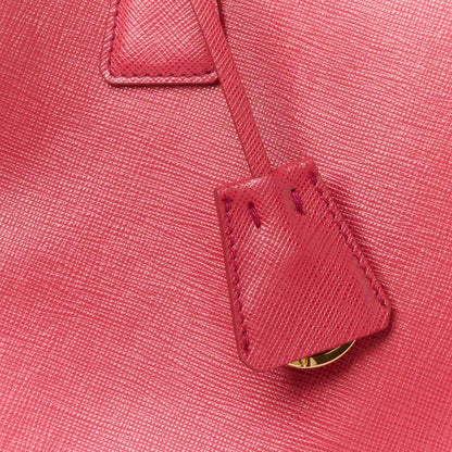 Prada Saffiano Small Galleria Double Zip Tote Poenia 10 of 16