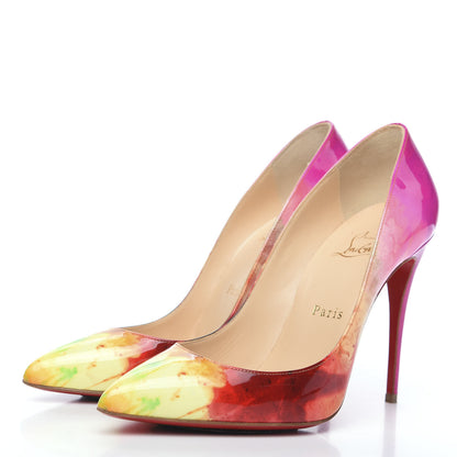 Christian Louboutin Patent Tie and Dye Pigalle Follies 100 Pumps 38 Multicolor 3 of 9
