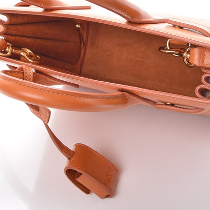 Saint Laurent Calfskin Nano Sac De Jour Orange 5 of 9