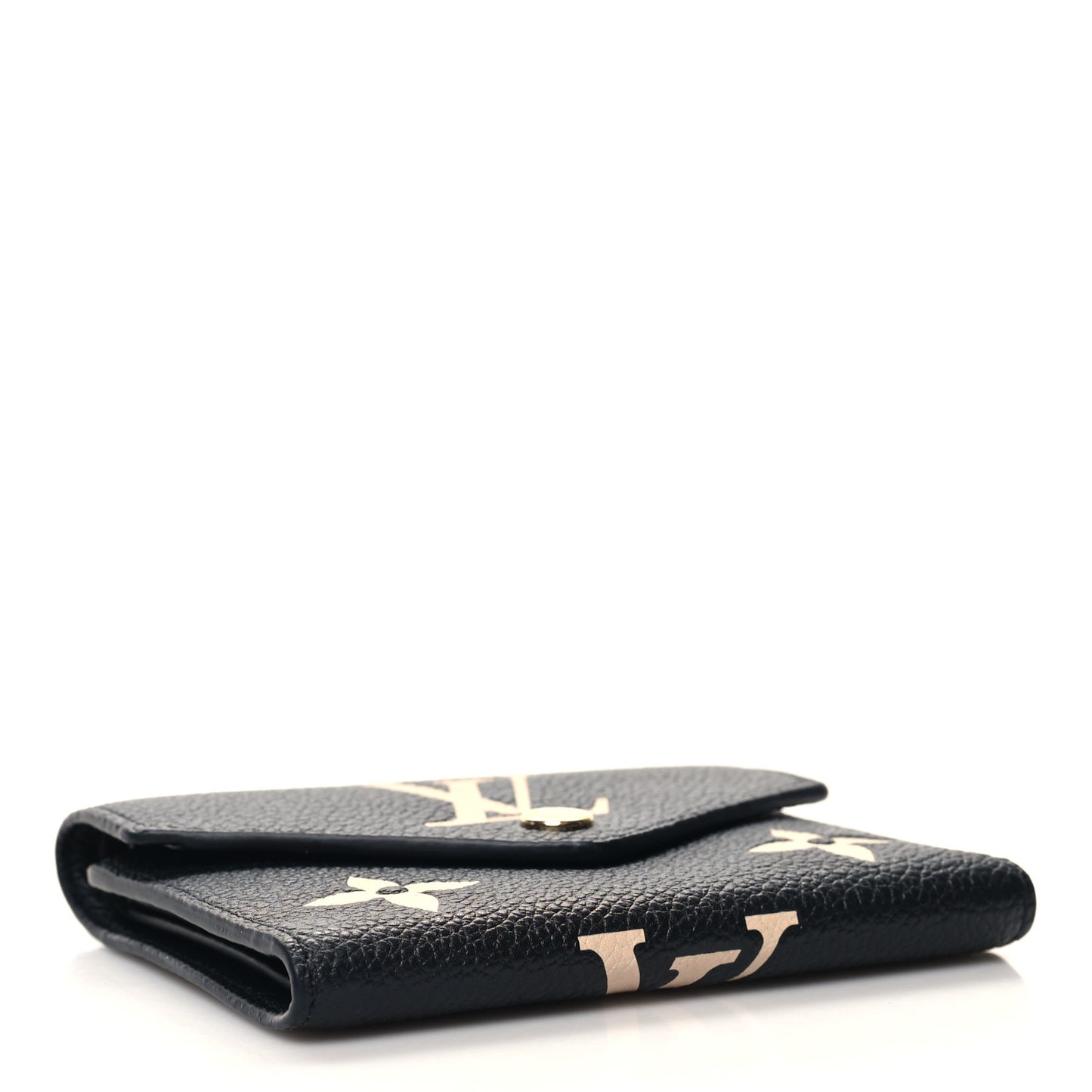 LOUIS VUITTON Empreinte Monogram Giant Victorine Wallet Black Beige