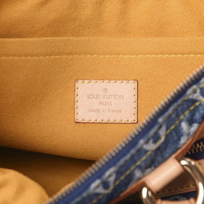 Louis Vuitton Monogram Denim Neo Speedy Blue 5 of 11