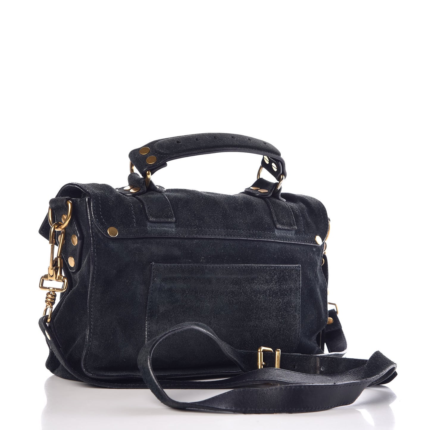 Suede Tiny PS1 Satchel Navy