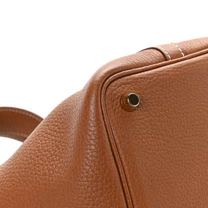 Hermes Taurillon Clemence Picotin Lock 18 PM Gold 9 of 14