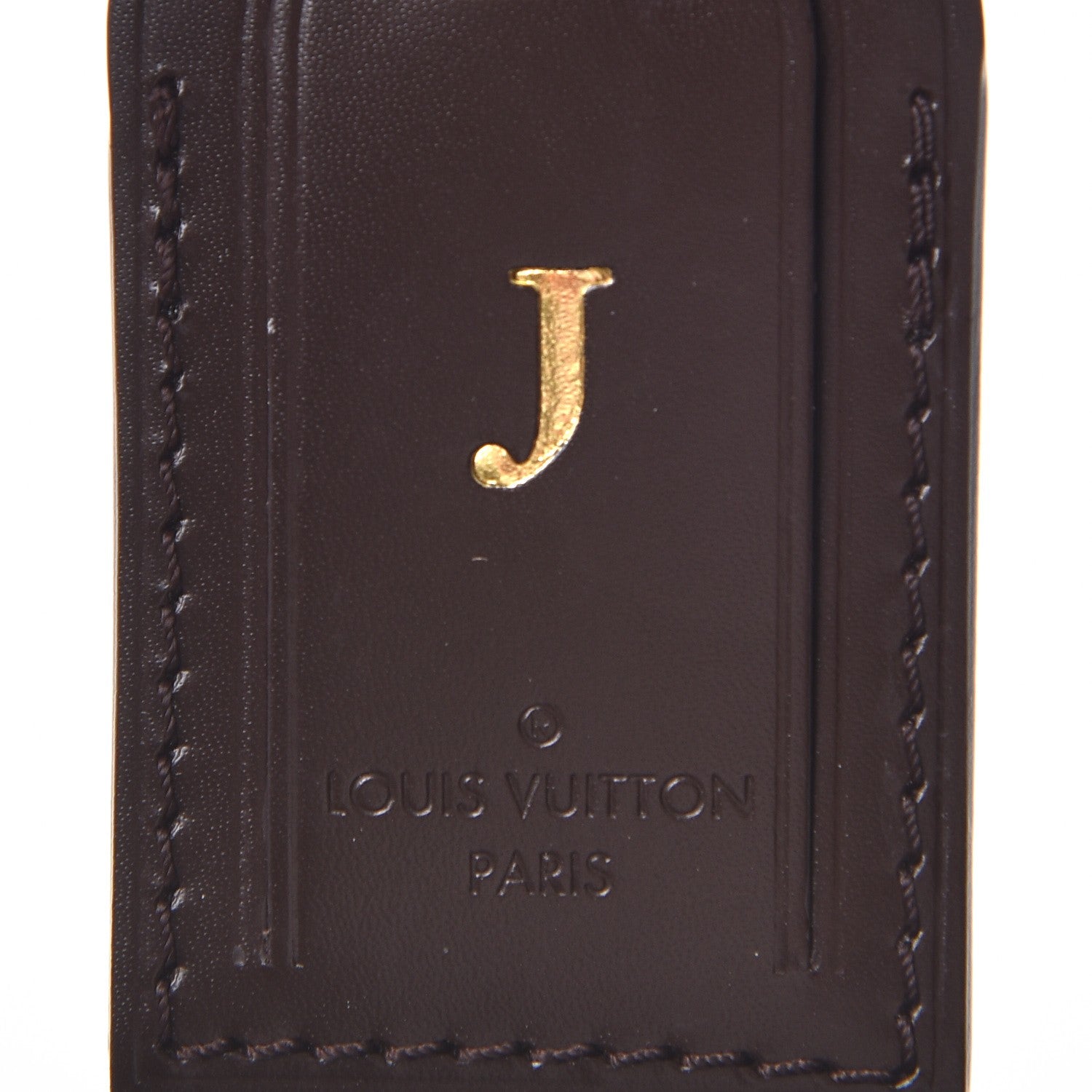 Louis Vuitton Calfskin Small Luggage Tag Ebene 3 of 3