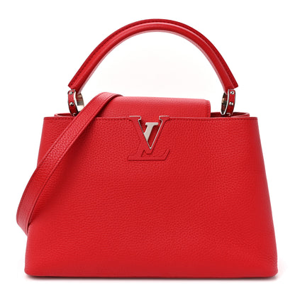 Louis Vuitton Taurillon Capucines PM Rubis 1 of 11